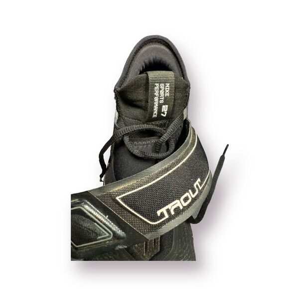 Nike‎ Force Zoom Trout 8 Elite Baseball Cleats CZ5913-010 Black Grey Men Size 8 main image 4